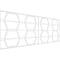 Ekena Millwork Set of Four Panels for 94 1/2"W x 36 1/4"H Greeley Fretwork Wainscot Wall Paneling WPKP18X01X47GLY - alternate 1